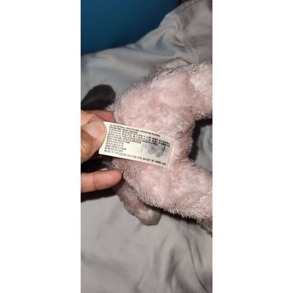 Pastel DISNEY Minnie Mouse Plush Rattle 12". Pink and gray. Lovey. Stuffed anima - Picture 6 of 7